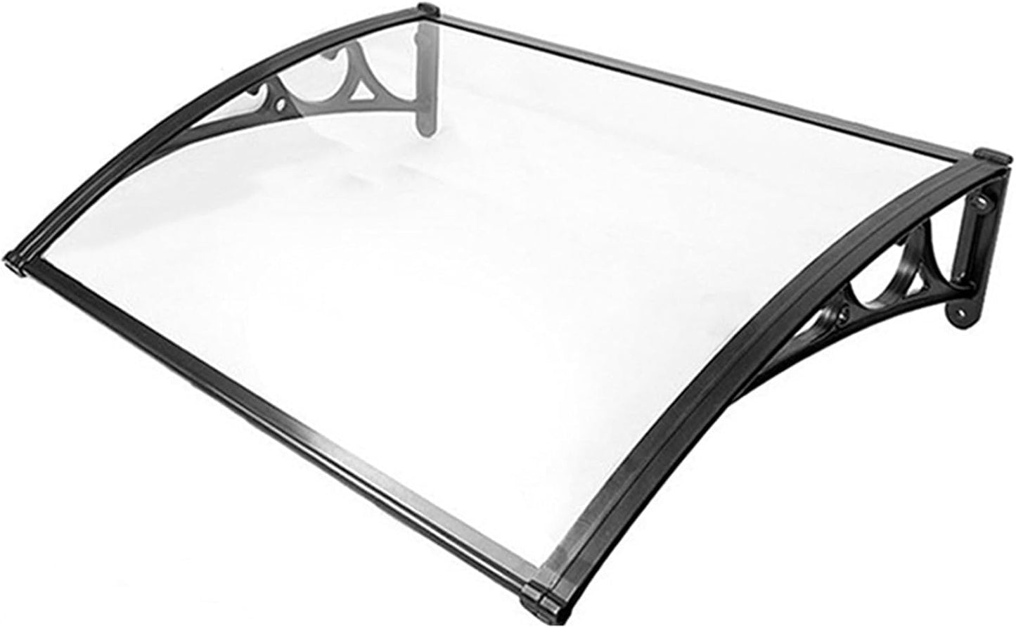 auvent de porte aluminium 80x80cm