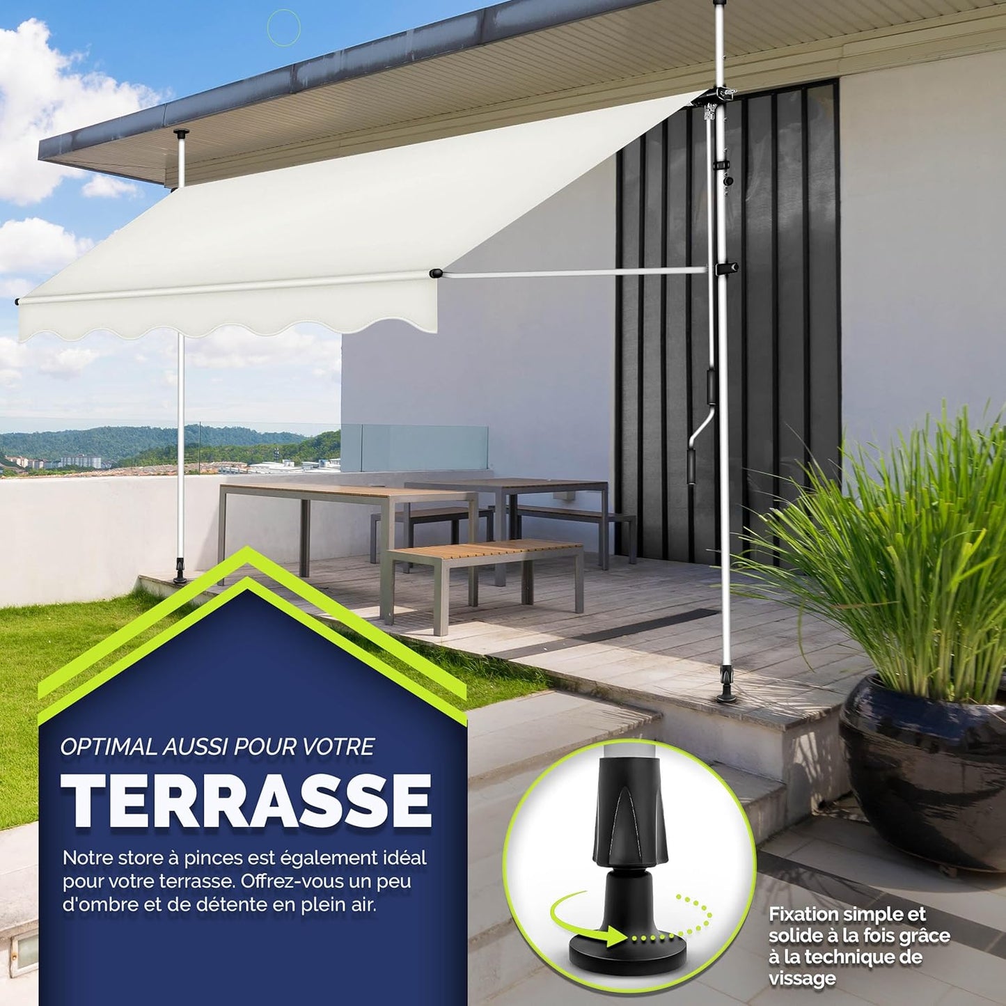 auvent terrasse retractable
