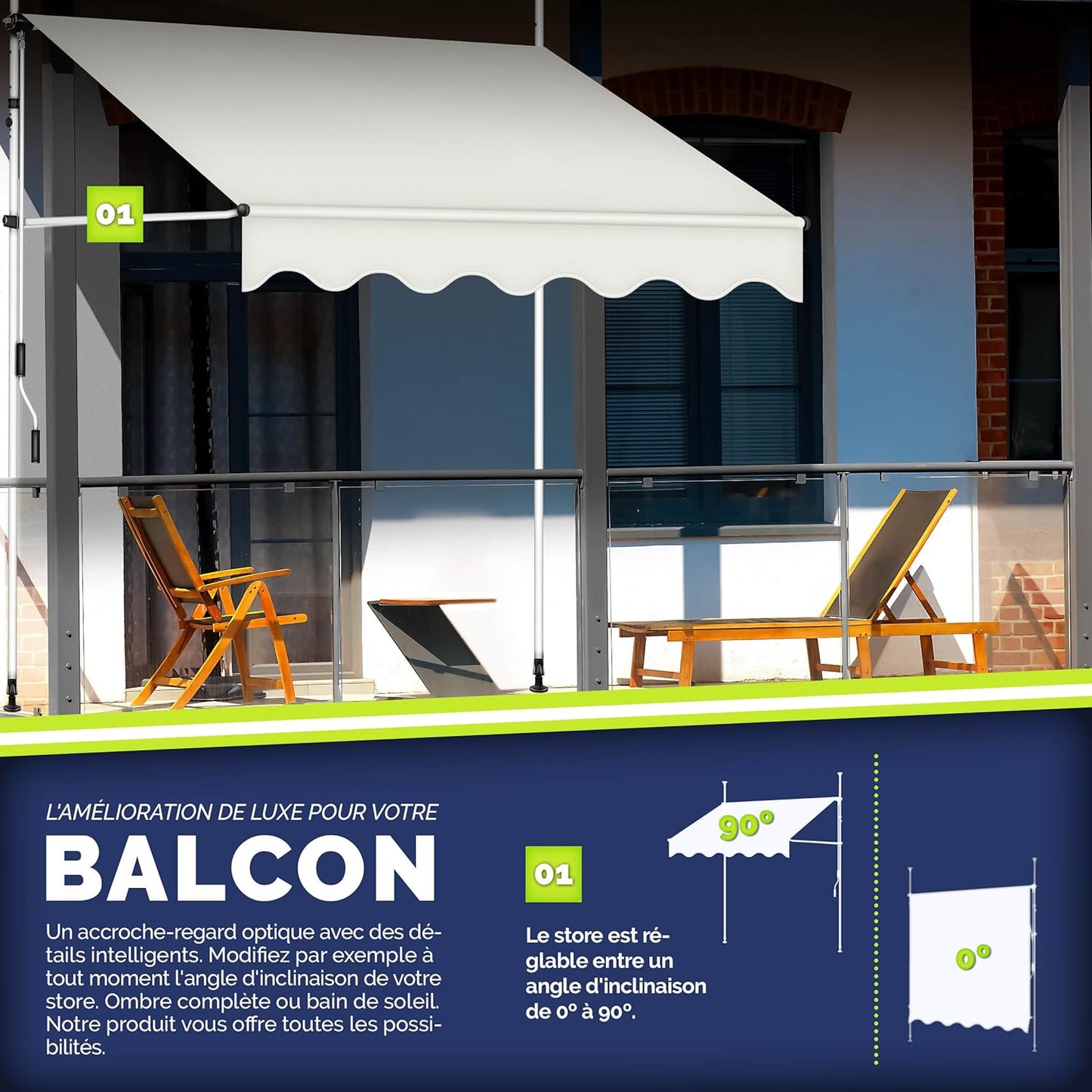 auvent terrasse retractable