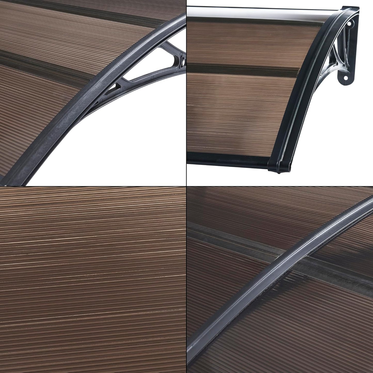 marquise et auvent de porte 240x80cm