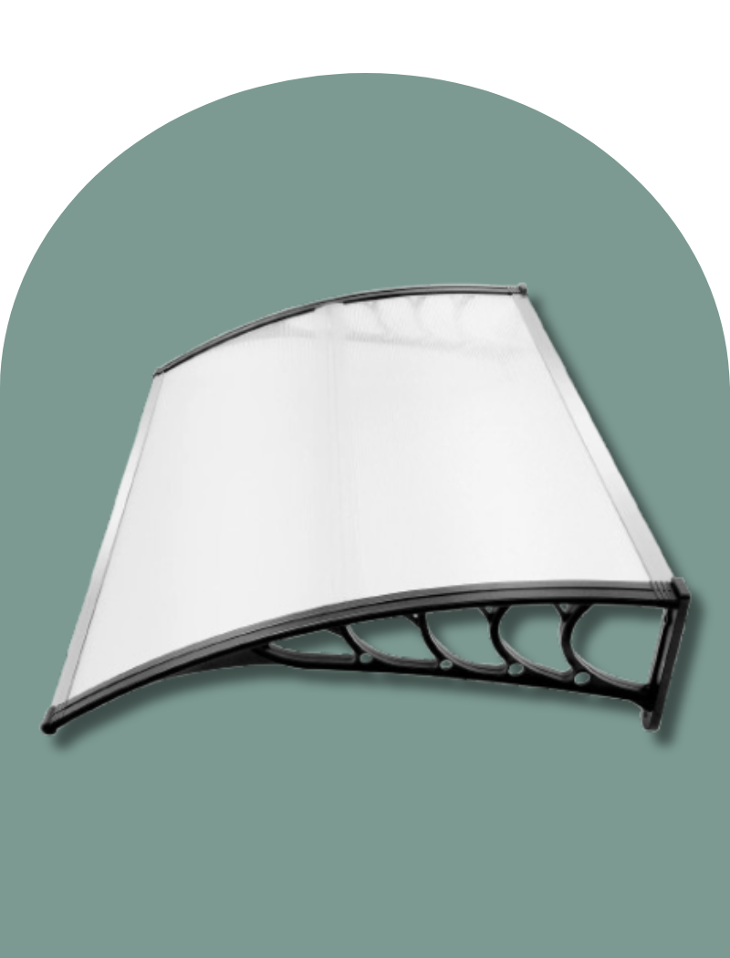 auvent marquise contemporaine 150x90cm