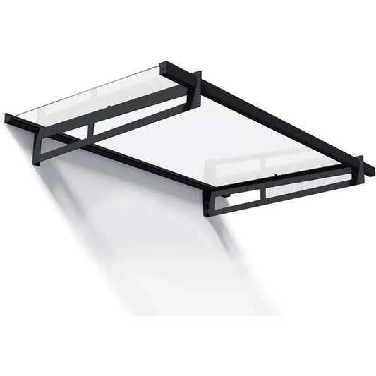 auvent de porte verre 150x90cm