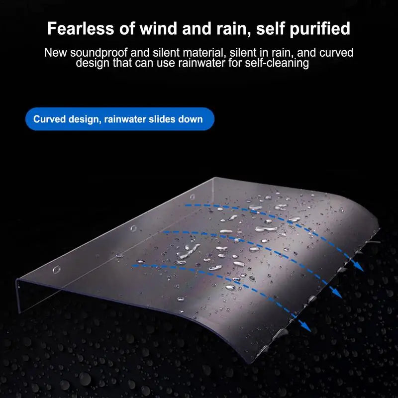 auvent de porte moderne, marquise de porte moderne 50 x 100 cm