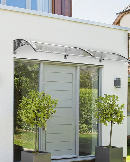 marquise de porte blanche 190x100cm