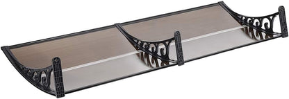 marquise et auvent de porte 160x80cm