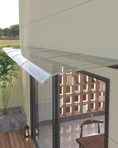 polycarbonate marquise de porte 60x50cm