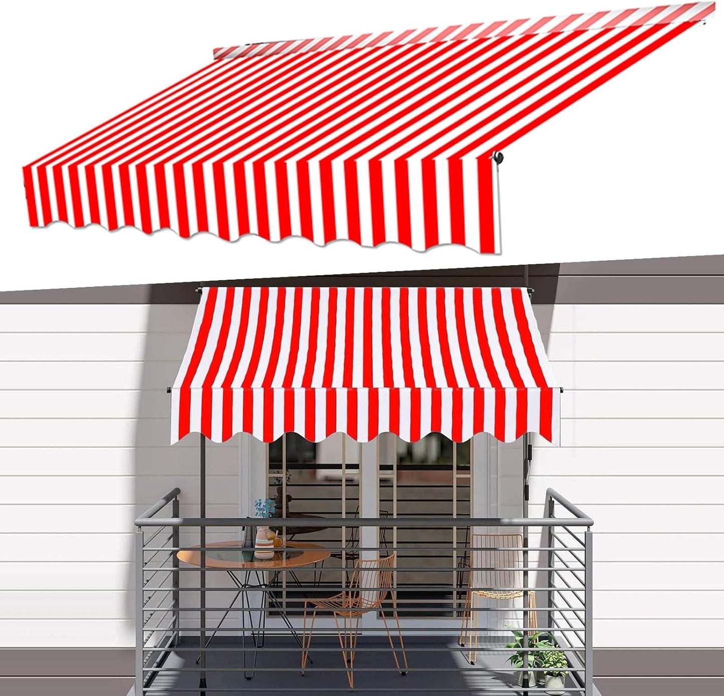auvent balcon sans percage