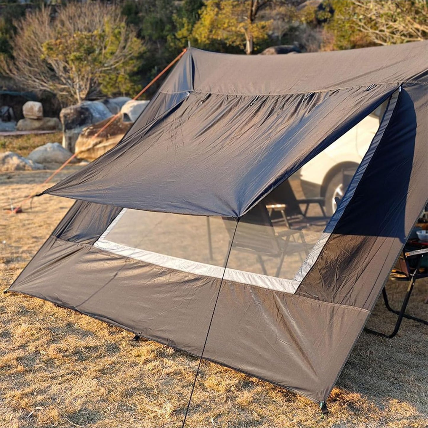 caravane auvent