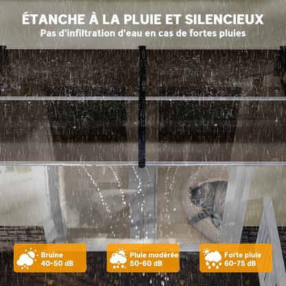 auvent et marquise 200x60cm