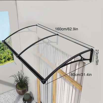 marquise de porte ancienne 160x80cm