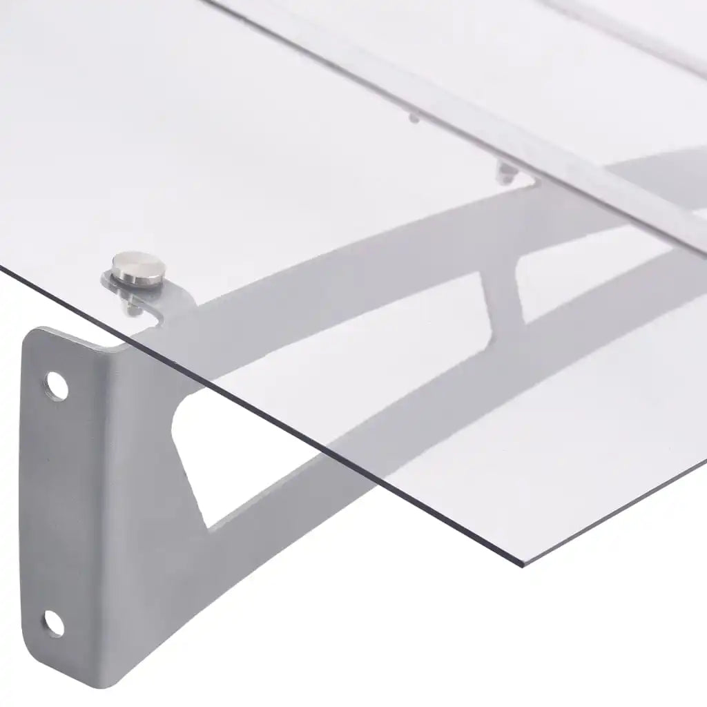 auvent de porte avec paroi 150x90cm