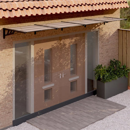marquise bois porte de garage