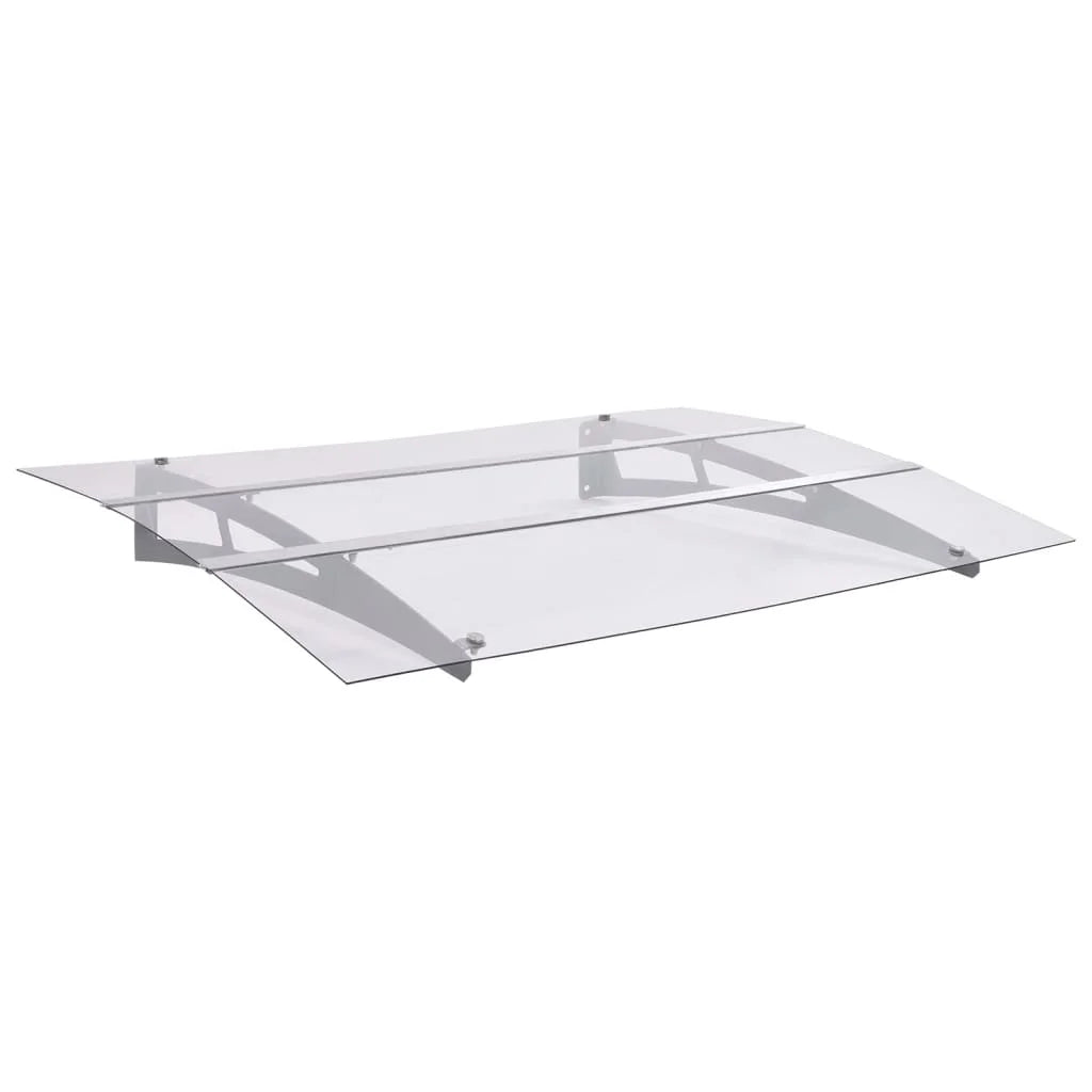 auvent de porte avec paroi 150x90cm