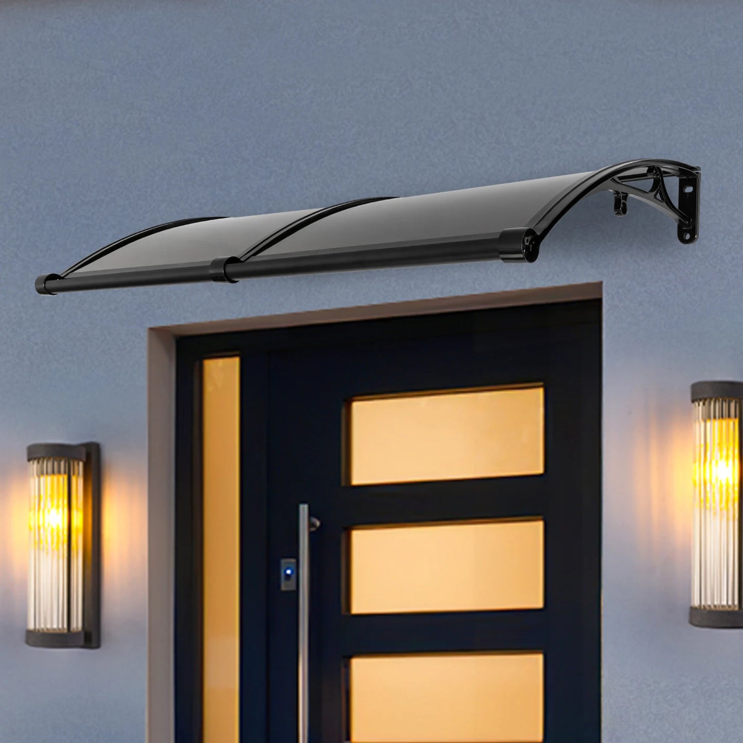 auvent et marquise de porte 120 x 60 cm