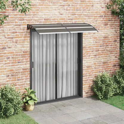 auvent de porte exterieur 200x75cm