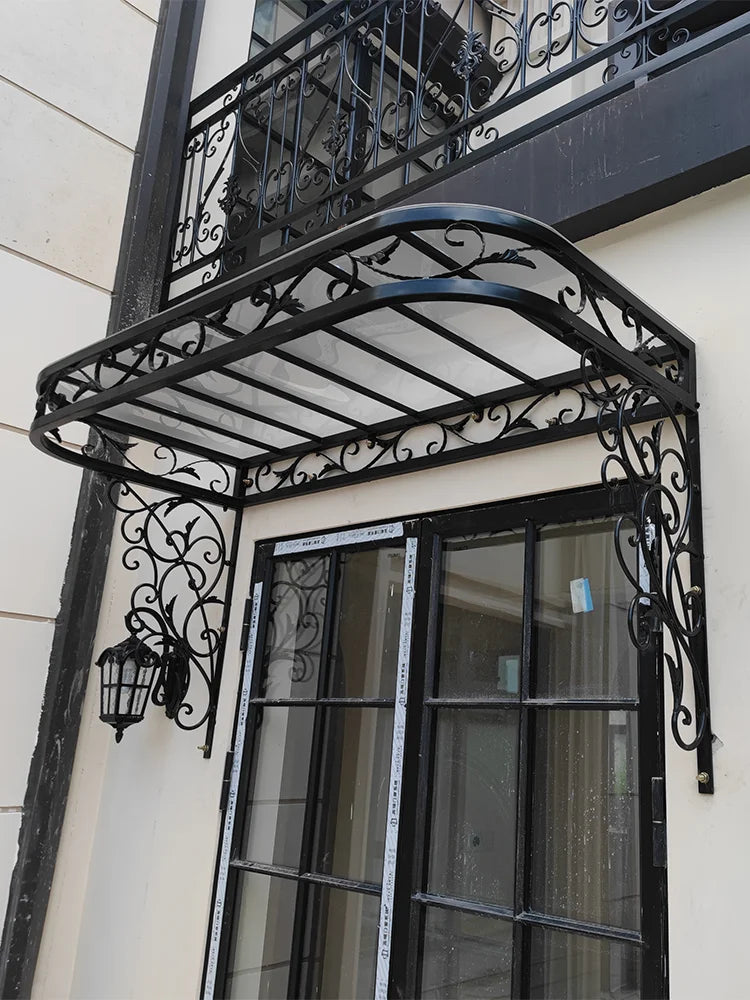 auvent marquise fer forgé 170x80cm
