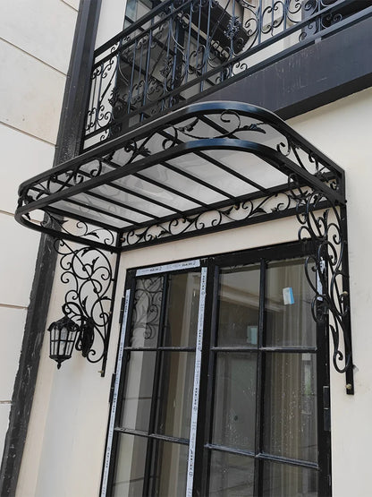 auvent marquise fer forgé 170x80cm