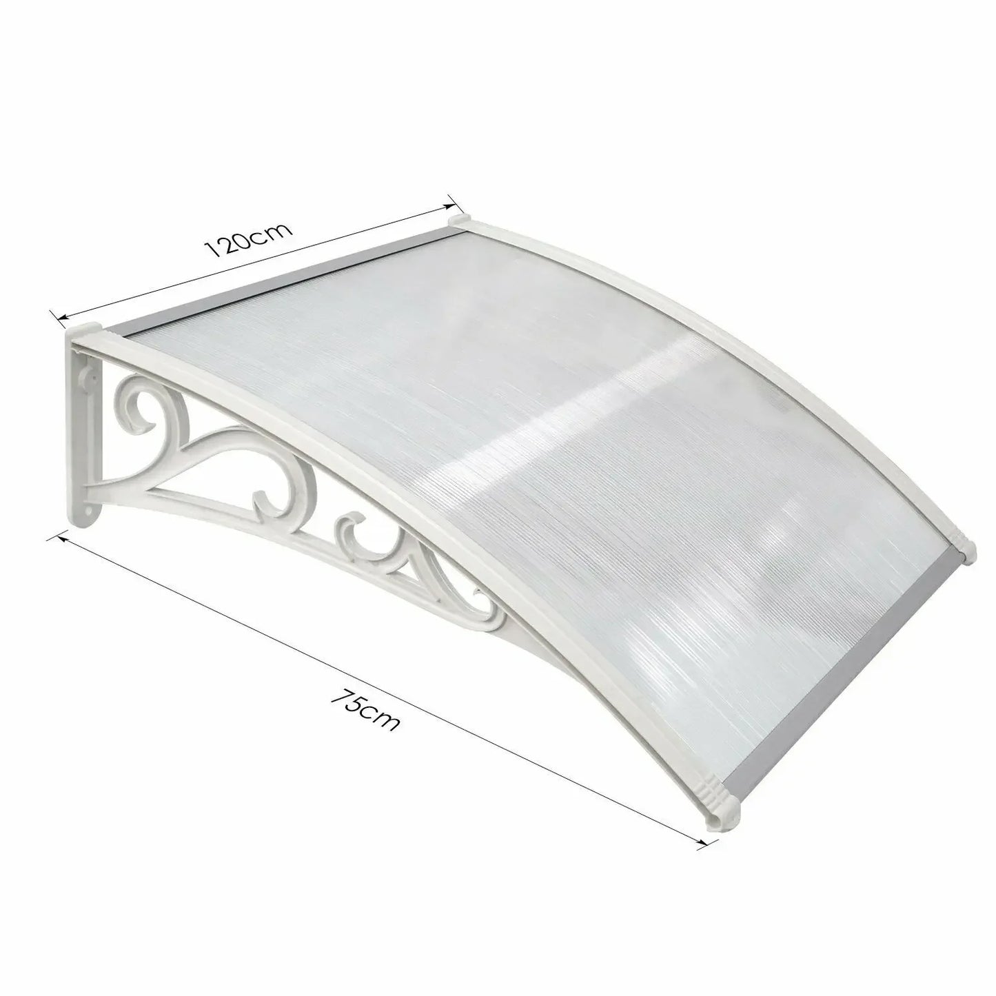 marquise pour dessus de porte 120x75cm