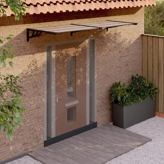 marquise bois porte de garage