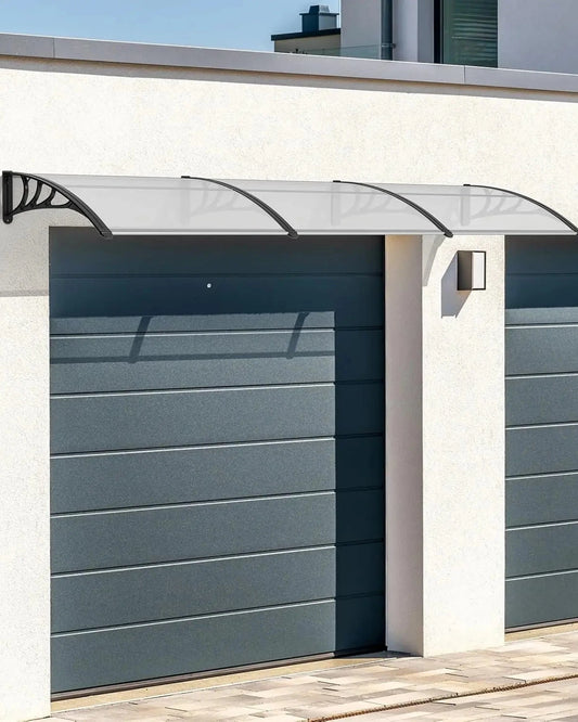 marquise de porte blanche 270x100cm