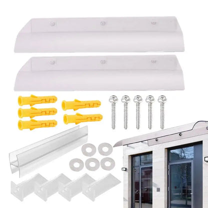 auvents et marquises de porte 100x40cm