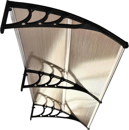 auvent de porte bois 190x100cm