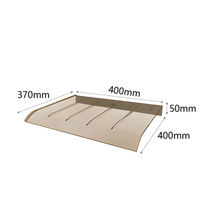 auvents marquise de porte 40x40cm