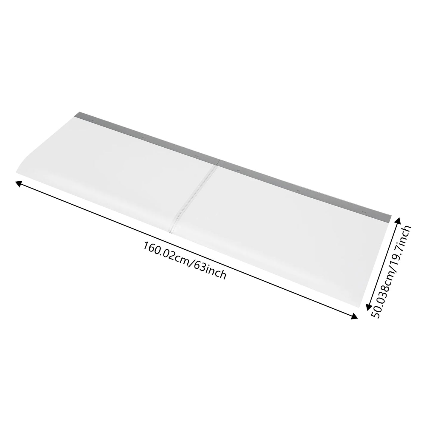 marquise auvent porte 160x50cm