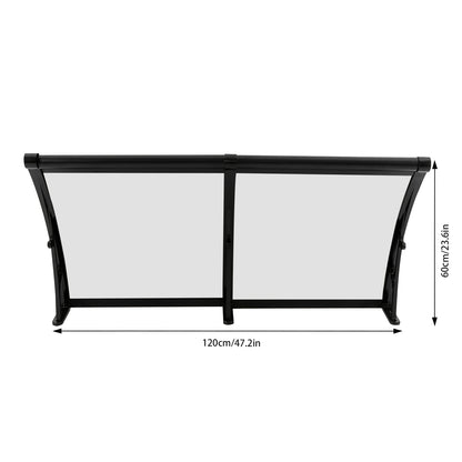 auvent et marquise de porte 120 x 60 cm