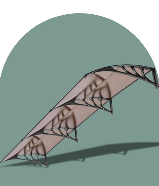 auvent de porte 300 x 100 cm