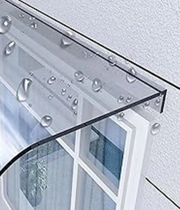auvents et marquises de porte 100x40cm