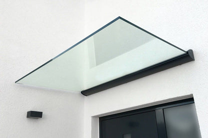 auvent de porte avec led 150x100cm