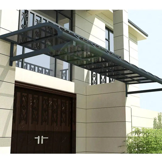 auvent porte de garage aluminium 300x150cm