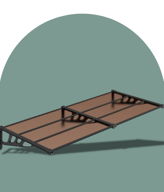 marquise auvent moderne 240x90cm