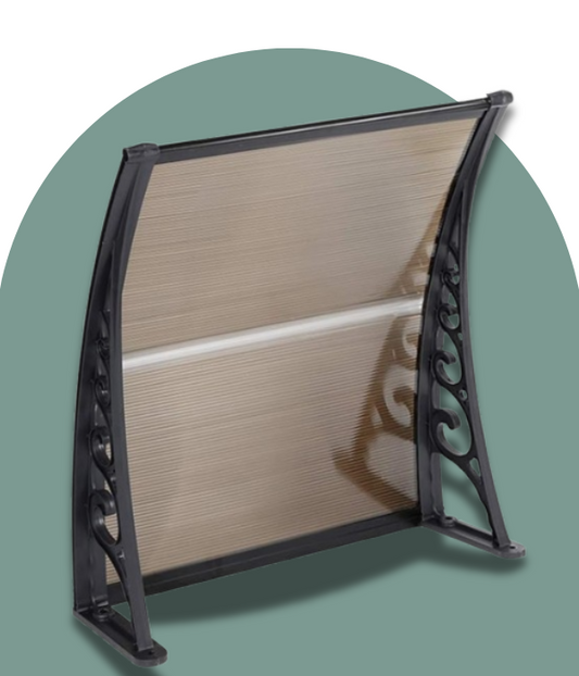 marquise de porte ancienne 80x80cm